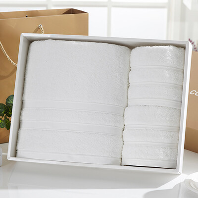 Covator towel gift box plain thick European-style long-haired cotton towel towel set gift box 1 bath 2-sided three-piece
Covator towel gift box plain thick European-style long-haired cotton towel towel set gift box 1 bath 2-sided three-piece