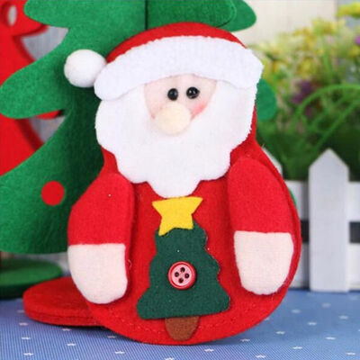 MyMei Christmas Decoration Santa Claus Christmas meal knife fork spoon cover
MyMei Christmas Decoration Santa Claus Christmas meal knife fork spoon cover