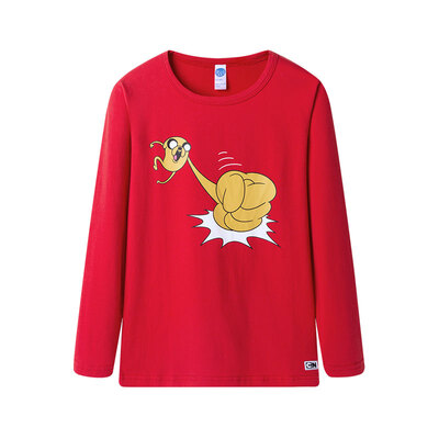 Three Cops Dick Neutral Dahong Shu skin stretch cotton children's children round neck long sleeve shirt 2C019A0 red 140
Three Cops Dick Neutral Dahong Shu skin stretch cotton children's children round neck long sleeve shirt 2C019A0 red 140