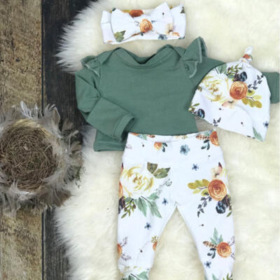 Newborn Infant Baby Girl Floral Clothes Jumpsuit Romper Bodysuit Pant Outfit Set
Newborn Infant Baby Girl Floral Clothes Jumpsuit Romper Bodysuit Pant Outfit Set