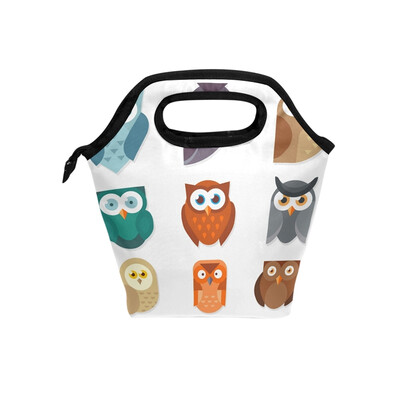 Lunch Tote Bag Colorful Owl Travel Picnic Insulated Lunch Handbags Portable Zipper Lunch Bag Box
Lunch Tote Bag Colorful Owl Travel Picnic Insulated Lunch Handbags Portable Zipper Lunch Bag Box