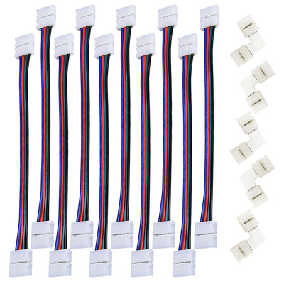 ZDM 5PCS Quick Splitter Connector 10MM Shape 4 Conductor for 5050RGB with 10PCS Strip Light Connector
ZDM 5PCS Quick Splitter Connector 10MM Shape 4 Conductor for 5050RGB with 10PCS Strip Light Connector