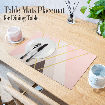 Placemat Table Mats for Dining Table PVC Skid-proof Heat-Resistant for Kitchen 
Placemat Table Mats for Dining Table PVC Skid-proof Heat-Resistant for Kitchen