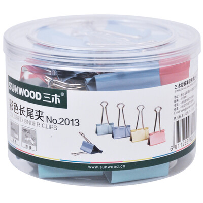Miki (SUNWOOD) 2013 32mm color long tail clip / long tail folder 24 / tube new and old packaging random
Miki (SUNWOOD) 2013 32mm color long tail clip / long tail folder 24 / tube new and old packaging random