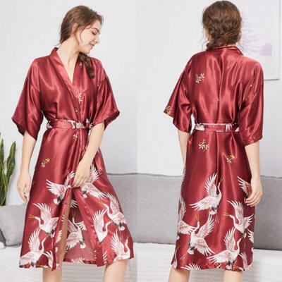 Womens Bridesmaid Satin Robe Kimono Wedding Nightdress Sleepwear Dressing Gown
Womens Bridesmaid Satin Robe Kimono Wedding Nightdress Sleepwear Dressing Gown