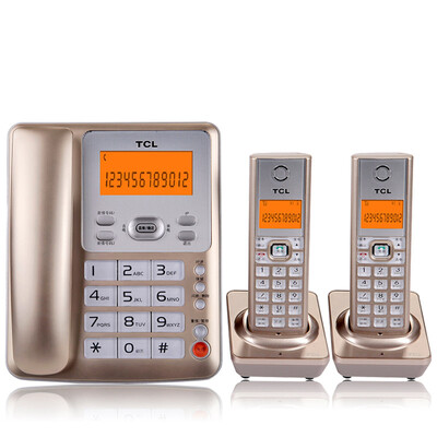 TCL D60 цифровой беспроводной телефон машина машина машина Китайское меню громкой кнопкой экран подсветка домашний офис фиксированный беспроводной стационарный / перетащить два набора машин (золото шампанского)
TCL D60 цифровой беспроводной телефон машина машина машина Китайское меню громкой кнопкой экран подсветка домашний офис фиксированный беспроводной стационарный / перетащить два набора машин (золото шампанского)