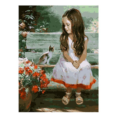 UpperX DIY Little Girl Cat Oil Painting By Numbers On Canvas Digital Wall Art Pictures Handwork DIY Gift Fashionable Home Decor
UpperX DIY Little Girl Cat Oil Painting By Numbers On Canvas Digital Wall Art Pictures Handwork DIY Gift Fashionable Home Decor