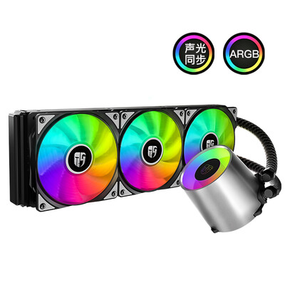 Kyushu Fengshen DEEPCOOL Fortress 360CPU water cooling radiator Symphony RGB version integrated water cooling mute 3 ARGB fan voltage regulator I9 standard silicone grease
Kyushu Fengshen DEEPCOOL Fortress 360CPU water cooling radiator Symphony RGB version integrated water cooling mute 3 ARGB fan voltage regulator I9 standard silicone grease
