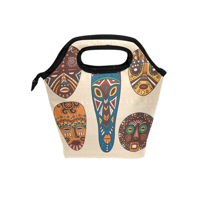 Insulated Lunch Tote Bag Bohemia Mask Travel Picnic Lunch Handbags Portable Zipper Lunch Bag Box
Insulated Lunch Tote Bag Bohemia Mask Travel Picnic Lunch Handbags Portable Zipper Lunch Bag Box
