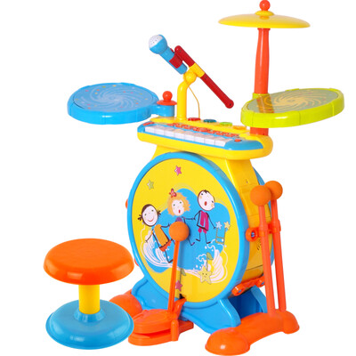 Polaroid (BAOLI) large jazz drum + keyboard children's puzzle music toys Drum simulation beat drum instrument with microphone stool 3-6 years old 1402 replacement packaging, old and new random packaging
Polaroid (BAOLI) large jazz drum + keyboard children's puzzle music toys Drum simulation beat drum instrument with microphone stool 3-6 years old 1402 replacement packaging, old and new random packaging