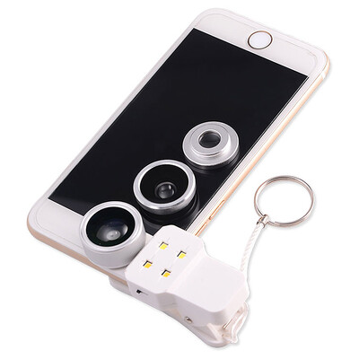 BIAZE mobile phone lens fill light four in one silver flash effects lens fisheye macro wide wide light application for Apple Samsung millet B3- silver
BIAZE mobile phone lens fill light four in one silver flash effects lens fisheye macro wide wide light application for Apple Samsung millet B3- silver