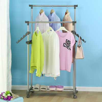 Bao Youni drying rack indoor double pole drying rack balcony floor telescopic drying rack DQ0056D
Bao Youni drying rack indoor double pole drying rack balcony floor telescopic drying rack DQ0056D