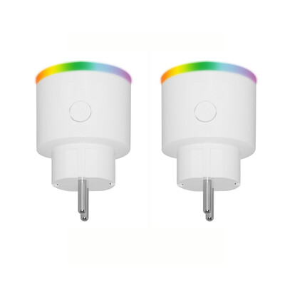 Wi-Fi Remote Control Smart Socket Mini Practical Timing Adjustable RGB LED Color Intelligent Plug with LED Indicator
Wi-Fi Remote Control Smart Socket Mini Practical Timing Adjustable RGB LED Color Intelligent Plug with LED Indicator
