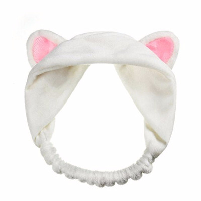 Outdoor Wash&Makeup Elastic Hair Band Cat Ears