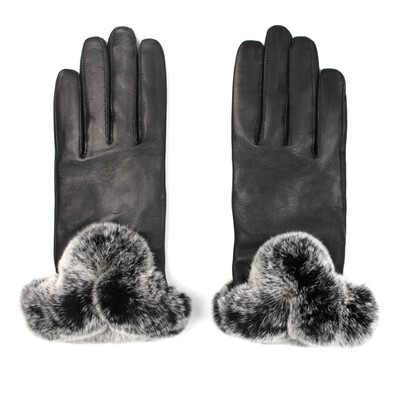 Maria Gucci MARJA KURKI sheepskin gloves rabbit fur ring solid color winter warm windproof touch screen imported sheepskin gloves female gift box 5V90L199
Maria Gucci MARJA KURKI sheepskin gloves rabbit fur ring solid color winter warm windproof touch screen imported sheepskin gloves female gift box 5V90L199