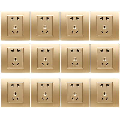 Zhengtai CHNT socket panel switch socket five hole socket 12 only installed 10A champagne gold 7L series NEW7-L11102
Zhengtai CHNT socket panel switch socket five hole socket 12 only installed 10A champagne gold 7L series NEW7-L11102