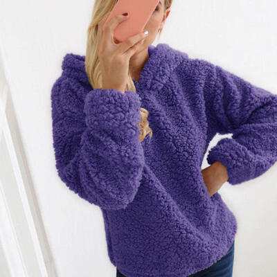 Fashion Women Long Sleeve Knitted Sweater Hoodie Loose Knitted Pullover Sweater
Fashion Women Long Sleeve Knitted Sweater Hoodie Loose Knitted Pullover Sweater