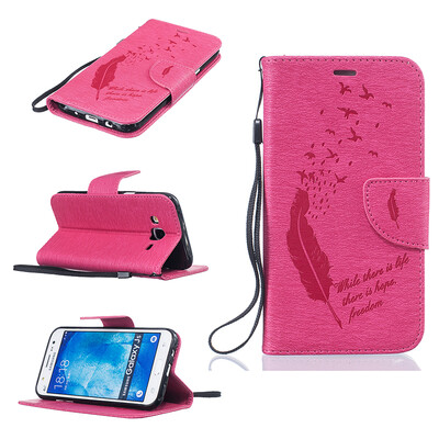 Rose red Feathers and birds Style Embossing Classic Flip Cover with Stand Function and Credit Card Slot for SAMSUNG Galaxy J5
Rose red Feathers and birds Style Embossing Classic Flip Cover with Stand Function and Credit Card Slot for SAMSUNG Galaxy J5
