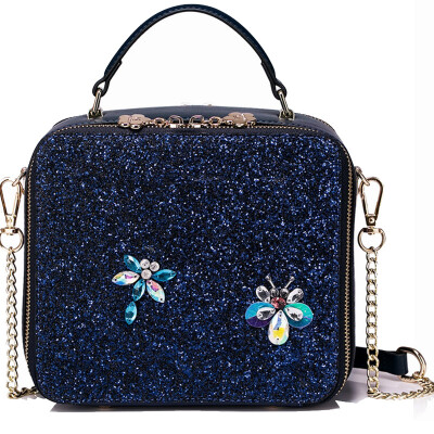 JUST STAR JUST STAR trend of the new handbag bag shoulder bag female package fashion star design lady bag JS056L Cuican blue
JUST STAR JUST STAR trend of the new handbag bag shoulder bag female package fashion star design lady bag JS056L Cuican blue