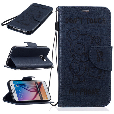 Dark blue Bear Style Embossing Classic Flip Cover with Stand Function and Credit Card Slot for SAMSUNG GALAXY S6
Dark blue Bear Style Embossing Classic Flip Cover with Stand Function and Credit Card Slot for SAMSUNG GALAXY S6