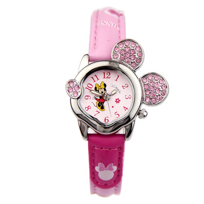 Disney (DISNEY) watch cute diamond Mickey head pink girl series quartz child watch ELA-300
Disney (DISNEY) watch cute diamond Mickey head pink girl series quartz child watch ELA-300