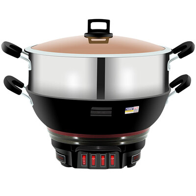 Hemisphere Peskoe multi-purpose pot multi-functional 5L electric hot pot 304 stainless steel electric cooker wok BQ-32C 5 liters
Hemisphere Peskoe multi-purpose pot multi-functional 5L electric hot pot 304 stainless steel electric cooker wok BQ-32C 5 liters