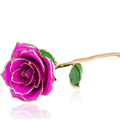 Love Forever Long Stem Dipped 24k Gold Foil Trim Decorative Rose Best Gift for Valentine's Day, Mother's Day
Love Forever Long Stem Dipped 24k Gold Foil Trim Decorative Rose Best Gift for Valentine's Day, Mother's Day