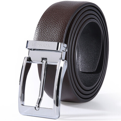 Red Valley HONGU Men's Belt Casual Cowhide Buckle Crochet Men's Belt Gift Box H23204372 Deep Coffee Yaguang
Red Valley HONGU Men's Belt Casual Cowhide Buckle Crochet Men's Belt Gift Box H23204372 Deep Coffee Yaguang