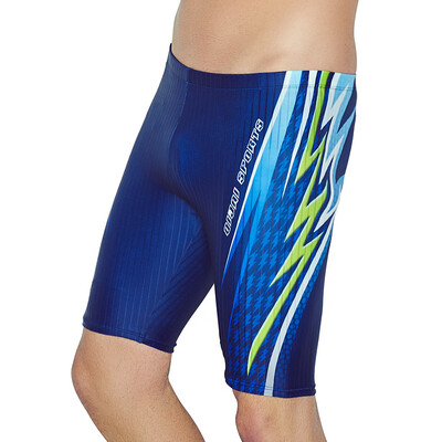 QIHAI men's swim pants high elastic breathable quick-drying fashion men's swimsuit