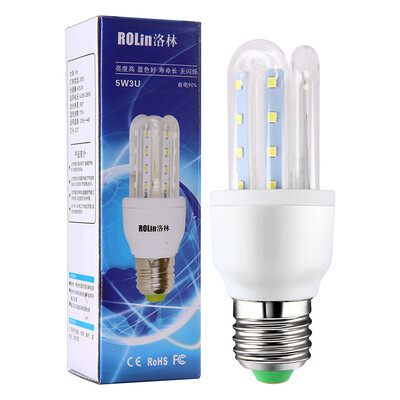 Lorraine ROlin LED bulb energy saving lamp U-shaped bulb 5W large screw mouth e27 white light
Lorraine ROlin LED bulb energy saving lamp U-shaped bulb 5W large screw mouth e27 white light