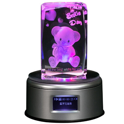 Rude love 3D bear crystal music box light ornaments birthday gifts to send girlfriend girl wife girl girl girl creative Tanabata Valentine&39s Day gift
Rude love 3D bear crystal music box light ornaments birthday gifts to send girlfriend girl wife girl girl girl creative Tanabata Valentine&39s Day gift