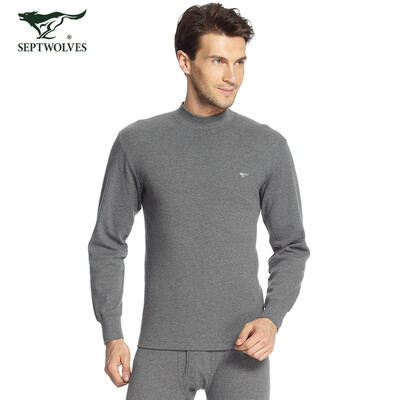 Seven wolves Qiuyi Qiuku mens cotton high collar windproof neck winter middle-aged thin mens thermal underwear set 08003 Navy 3XL
Seven wolves Qiuyi Qiuku mens cotton high collar windproof neck winter middle-aged thin mens thermal underwear set 08003 Navy 3XL