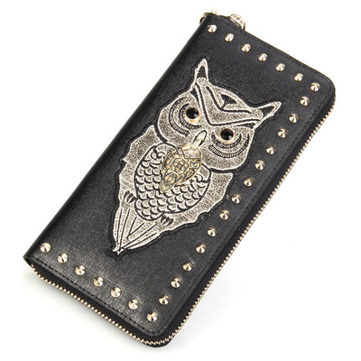 OMTO cowhide женский кошелек моды заклепки сова вышивка длинный кошелек multi-card рука носить женщины мешок кошелек леди кошелек черный
OMTO cowhide женский кошелек моды заклепки сова вышивка длинный кошелек multi-card рука носить женщины мешок кошелек леди кошелек черный