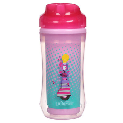 DrBrown&39s Drum Drink Cup 300ml 1 year old TC01002 Pink