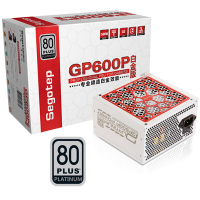 Segotep rated 500W GP600P Platinum Edition power white gold certification wide input DC-DC low voltage circuit intelligent temperature control fan
Segotep rated 500W GP600P Platinum Edition power white gold certification wide input DC-DC low voltage circuit intelligent temperature control fan