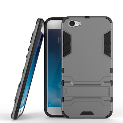Gray Slim Robot Armor Kickstand Shockproof Hard Rugged Rubber Back Case For vivo X9Plus
Gray Slim Robot Armor Kickstand Shockproof Hard Rugged Rubber Back Case For vivo X9Plus