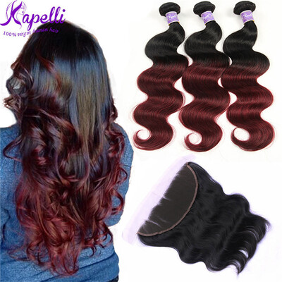 Ombre Malaysian Hair with Frontal Closure kapelli 3 Bundles with Full Lace Frontal Malaysian Body Wave Ombre Human Hair Weave
Ombre Malaysian Hair with Frontal Closure kapelli 3 Bundles with Full Lace Frontal Malaysian Body Wave Ombre Human Hair Weave