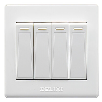 Delixi (DELIXI) switch socket panel double open two open double control Ya white series
Delixi (DELIXI) switch socket panel double open two open double control Ya white series