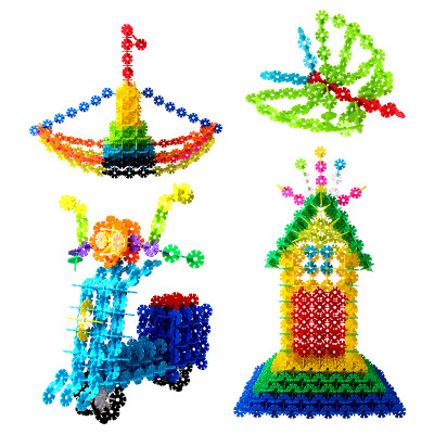 Ming Ting (MING TA) 800 pieces of snowflake large thick 12-color plastic building blocks children's educational toys fight together assembled baby teaching kit
Ming Ting (MING TA) 800 pieces of snowflake large thick 12-color plastic building blocks children's educational toys fight together assembled baby teaching kit