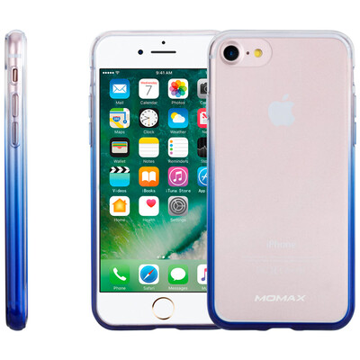 MOMAX (MOMAX) iPhone7 protective shell / protective cover PC back shell / TPU border all-inclusive non-yellow wear-resistant anti-bump protective shell crystal series gradient blue
MOMAX (MOMAX) iPhone7 protective shell / protective cover PC back shell / TPU border all-inclusive non-yellow wear-resistant anti-bump protective shell crystal series gradient blue