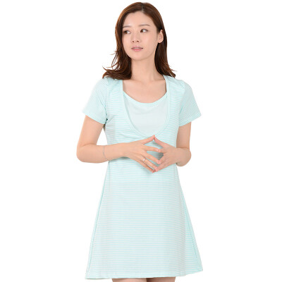 Breastfeeding skirt cotton short-sleeved feeding dresses outside the clothes after the birth of the family dressing mint green ly3909lxxl
Breastfeeding skirt cotton short-sleeved feeding dresses outside the clothes after the birth of the family dressing mint green ly3909lxxl