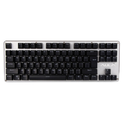 Tarantula (AULA) contractor matte mechanical keyboard 87 key game keyboard mechanical green axis silver black version
Tarantula (AULA) contractor matte mechanical keyboard 87 key game keyboard mechanical green axis silver black version