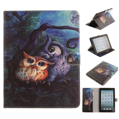 Oil painting owl Style Embossing Classic Flip Cover with Stand Function and Credit Card Slot for iPad 2/3/4
Oil painting owl Style Embossing Classic Flip Cover with Stand Function and Credit Card Slot for iPad 2/3/4