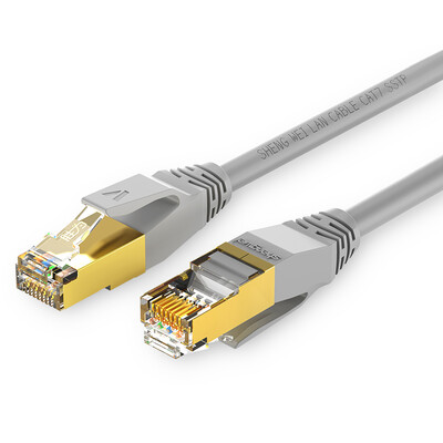 Wins shengwei LC-7050J flame retardant plus seven types of cable Cat7 class oxygen-free copper twisted pair 5 meters gray 10G finished high-speed computer broadband cable
Wins shengwei LC-7050J flame retardant plus seven types of cable Cat7 class oxygen-free copper twisted pair 5 meters gray 10G finished high-speed computer broadband cable