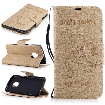Gold Bear Style Embossing Classic Flip Cover with Stand Function and Credit Card Slot for Motorola Moto G5 Plus
Gold Bear Style Embossing Classic Flip Cover with Stand Function and Credit Card Slot for Motorola Moto G5 Plus