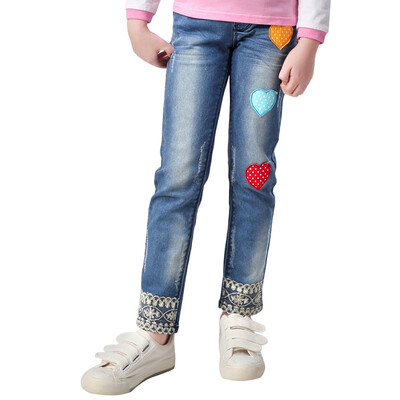 Xin Song girls heart-shaped patch embroidered washed jeans in the big spring spring&autumn cowboy casual trousers J044B140 58
Xin Song girls heart-shaped patch embroidered washed jeans in the big spring spring&autumn cowboy casual trousers J044B140 58