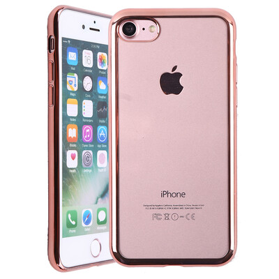 Wei Ji iPhone 7 / 6s / 6 anti-throwing mobile phone shell Apple 7 / 6s / 6 silicone protective cover plating transparent soft shell 4.7 inch rose gold for 7
Wei Ji iPhone 7 / 6s / 6 anti-throwing mobile phone shell Apple 7 / 6s / 6 silicone protective cover plating transparent soft shell 4.7 inch rose gold for 7