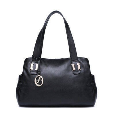 Elvis kangaroo APDISHU Boston handbags cowhide shoulder bag head layer cowhide lady bag AP8055-1 black
Elvis kangaroo APDISHU Boston handbags cowhide shoulder bag head layer cowhide lady bag AP8055-1 black