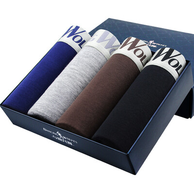 With the wolf dance men&39s underwear breathable movement lumbar fine fine fiber fashion wide ribs tendon flat feet pants four mixed color 3132-4
With the wolf dance men&39s underwear breathable movement lumbar fine fine fiber fashion wide ribs tendon flat feet pants four mixed color 3132-4