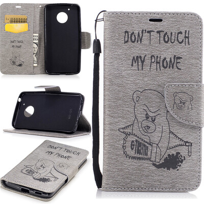 Gray Bear Style Embossing Classic Flip Cover with Stand Function and Credit Card Slot for Motorola Moto G5
Gray Bear Style Embossing Classic Flip Cover with Stand Function and Credit Card Slot for Motorola Moto G5